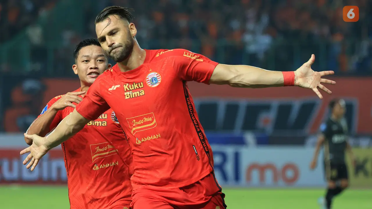 Foto: Marko Simic Cetak Brace, Persija Comeback Sempurna Atasi Bhayangkara FC di BRI Liga 1 2023 / 2024