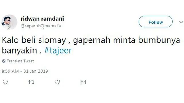 Definisi Tajir ala Warganet