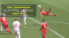 Video 5 gol tendangan gunting terbaik yang terjadi pada 2016, terdapat gol dari striker Barcelona, Luis Suarez.