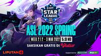 Link Live Streaming AOV Spring Series 2022 di Vidio Pekan Kedua, 2&3 Maret 2022. (Sumber : dok. vidio.com)
