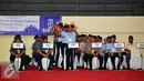 Kafilah dari TNI AD, AL, AU, Polri, Mabes TNI dan Kementrian Pertahanan ikut serta dalam acara perlombaan MHQ dan MTQ TK TNI TA 2015 di Mabes TNI, Jakarta, Senin (15/6/2015). (Liputan6.com/Yoppy Renato)