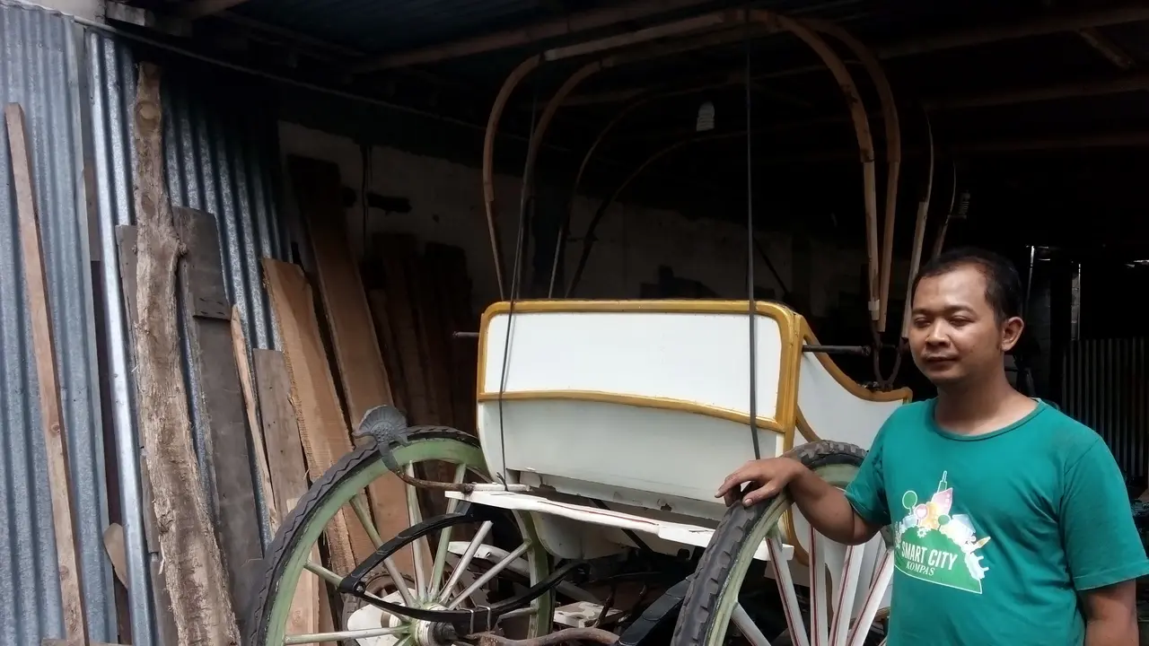 Geliat Bengkel Andong di Yogyakarta