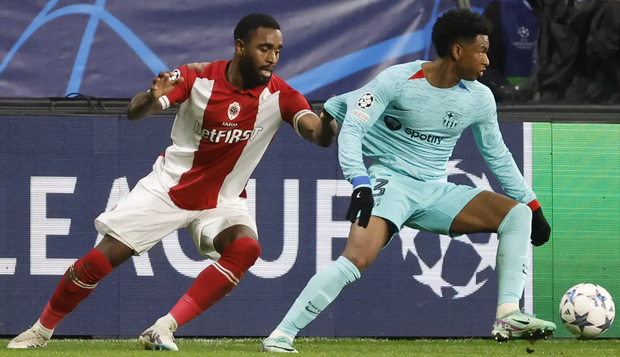 Sedangkan Antwerp di posisi terbawah usai mengumpulkan tiga poin. (AP Photo/Geert Vanden Wijngaert)
