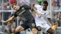 [Half Time] Hujan Gol, City Unggul 5-3 atas Milan