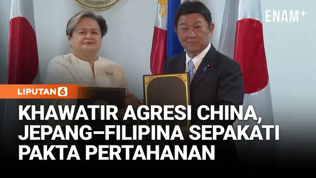 Jepang dan Filipina Teken Pakta Pertahanan di Tengah Ketegangan China