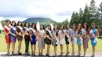 14 Finalis Ratu Bunga Nusantara (Liputan.com / Yoseph ikanubun)