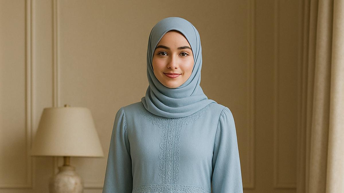 7 Model Gamis Biru Muda Terbaru 2025 yang Kasual, Tampil Segar di Berbagai Acara