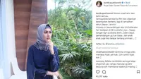 Berikut gaya hijab andalan Kartika Putri yang dibagikannya lewat akun instagram pribadinya. (Foto: instagram/kartikaputriworld)