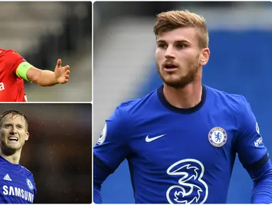 Chelsea jadi salah satu klub Liga Inggris yang banyak mendatangkan pemain di bursa transfer musim panas ini. Timo Werner dan Kai Havertz menjadi rekrutan pemain asal Jerman yang dilabuhkan Chelsea. Berikut 6 pemain Jerman yang direkrutan Chelsea.