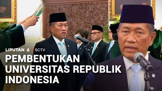 Prabowo Resmikan Universitas Republik Indonesia, Donny Ermawan Dilantik Gubernur URI