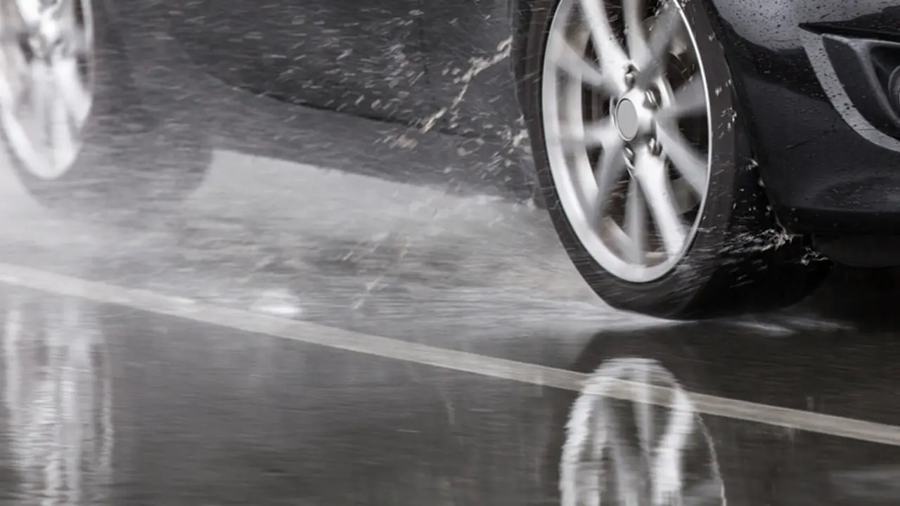 Ilustrasi Aquaplaning