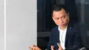 Suami Ashanti ini meminta kepada semua anak muda di Indonesia untuk lebih kreatif agar bisa bersaing dengan negara lain, Jakarta. Foto diambil pada Selasa (2/12/2014). (Liputan6.com/Andrian M Tunay)