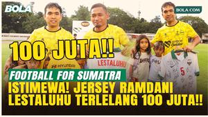 Jersey Timnas Indonesia Milik Ramdani Lestaluhu Terlelang Rp100 Juta untuk Donasi Sumatra!