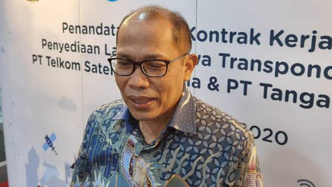 Endi Fitri Herlianto, Direktur Utama Telkomsat. Liputan6.com/Agustinus Mario Damar