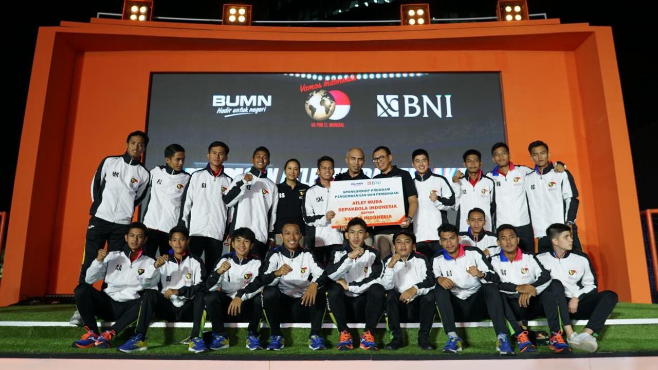 BNI Berangkatkan 19 Pesepakbola ke Spanyol