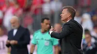 Jesse Marsch memberikan instruksi pada Timnas Kanada di laga lawan Timnas Bosnia dan Herzegovina di matchday 1 Grup B Piala Dunia 2026 di Toronto Stadium, Toronto, Kanada, Sabtu (13/6/2026) dini hari WIB. (AP Photo/Stephanie Scarbrough).
