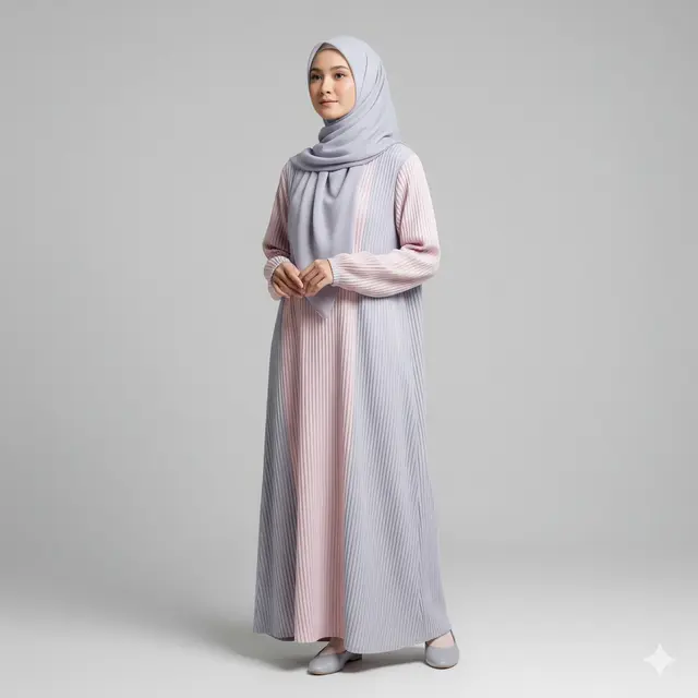 Model Gamis Katun Adem untuk Sehari-hari. Gemini