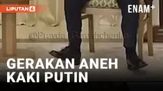Kaki Vladimir Putin Bergerak Tak Biasa Saat Bertemu Presiden Belarusia