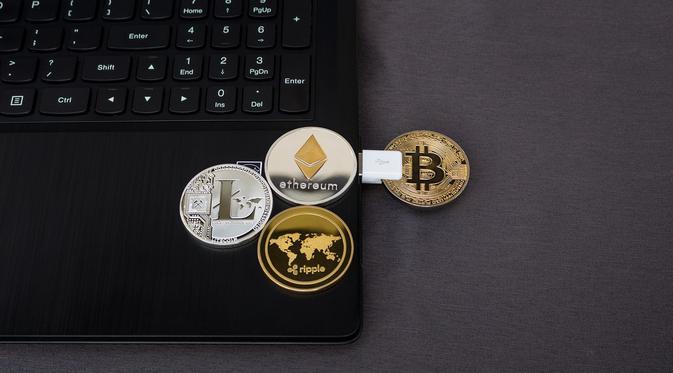 Ilustrasi Mata Uang Kripto, Mata Uang Digital. Kredit: WorldSpectrum from Pixabay
