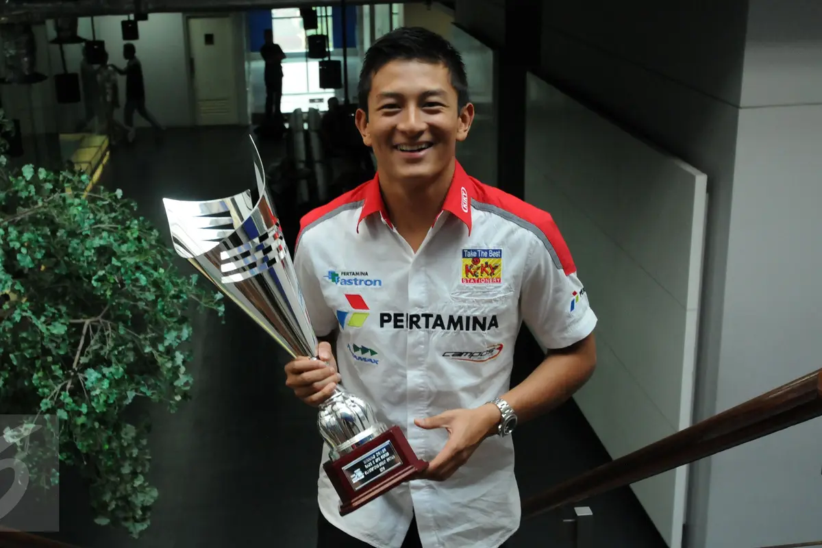 20150731-Kunjungan Pembalap GP2-Jakarta-Rio Haryanto
