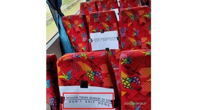 6 Tulisan Dilarang Duduk Ini Bikin Geregetan