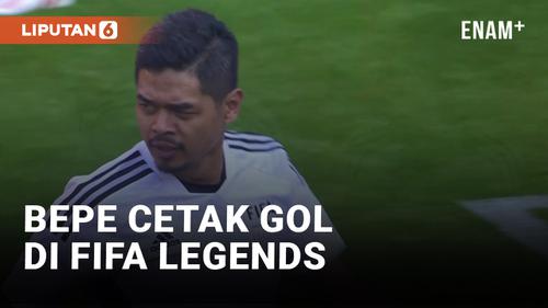 VIDEO: Jadi Wakil Indonesia, Bepe Fun Football Bareng Legenda