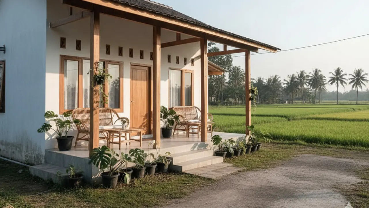 Model Rumah Minimalis di Desa