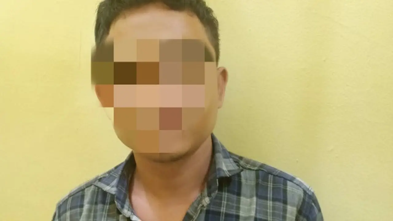 Pria inisial AZ yang ditangkap polisi karena mengajak pacarnya untuk kawin lari.