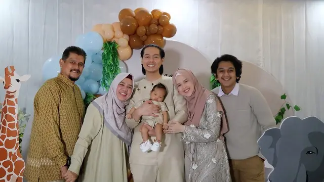 7 Potret Akikah Shaquille Kaili Anak Cut Meyriska, Bertema Kebun Binatang