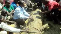 Kisah Pria Lawan Buaya yang Memangsa Istrinya