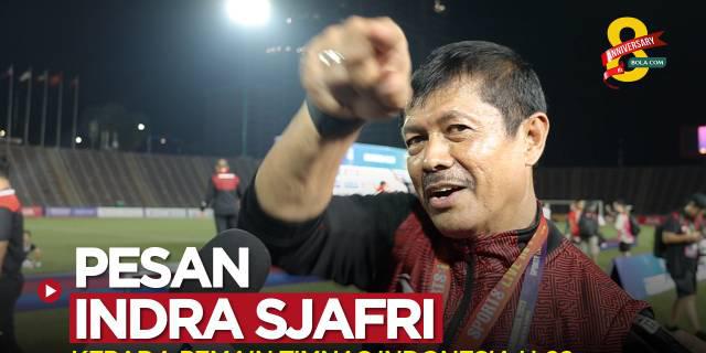 VIDEO: Pesan Penting Indra Sjafri kepada Pemain Timnas Indonesia U-22 di Final Dramatis SEA Games 2023