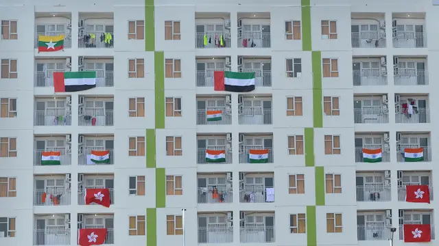 Wisma Atlet Asian Games 2018 di Jakabaring Palembang