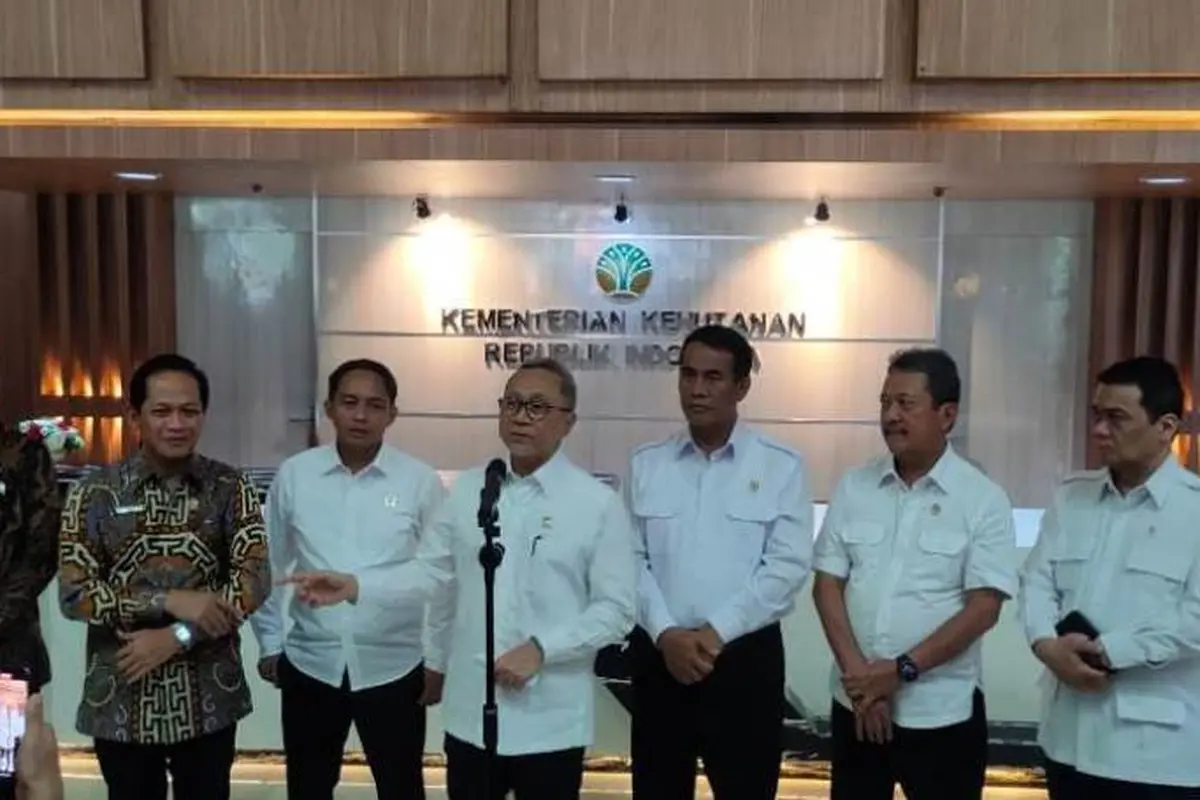 Rapat Koordinasi bidang Pangan di Kementerian Kehutanan.  (Liputan6.com/Henry)