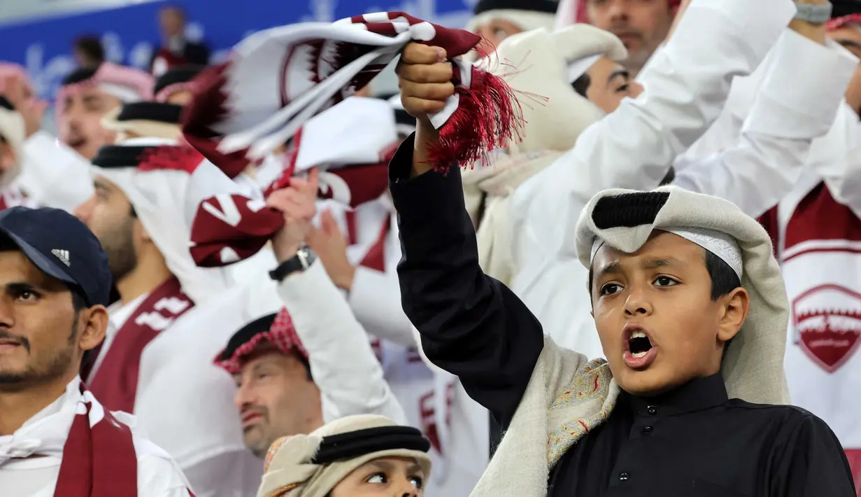 Sebelumnya, Qatar menjadi juara Piala Asia 2019. (Giuseppe CACACE/AFP)