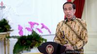 Sambutan Presiden Joko Widodo (Jokowi) pada Pembukaan Munas IX Korpri Tahun 2022 pada 28 Januari 2022. (Dok Biro Pers Sekretariat Presiden RI)
