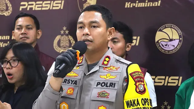 Konferensi pers Polres Metro Jakarta Barat