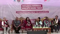 Safari Literasi Duta Baca Indonesia di Waingapu, Kamis (25/5/2023). (Liputan6.com/ Dok Ist)