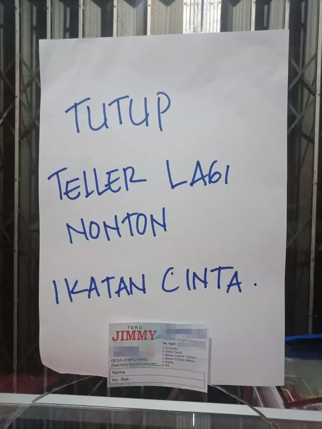 6 Alasan Warung Tutup Demi Nonton Ikatan Cinta Ini Kocak