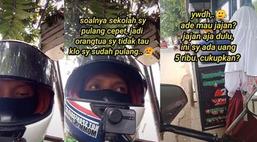 Kebaikan hati driver ojol (TikTok/@prasetya_lanang)