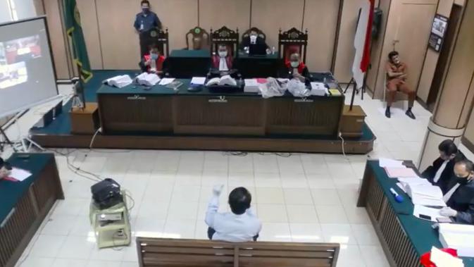 Sidang kasus penganiayaan Novel Baswedan di Pengadilan Negeri Jakarta Utara. (Istimewa)