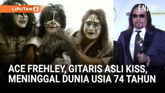 Gitaris Asli Band Legendaris KISS Ace Frehley Meninggal Dunia di Usia 74 Tahun