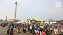Hingga Minggu 27 April 2025, Pemerintah Provinsi (Pemprov) Daerah Khusus Jakarta menggelar perayaan Lebaran Betawi. (Liputan6.com/Angga Yuniar)