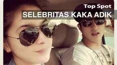 Lantaran tidak terpaut usia jauh, artis-artis ini sering dikira pasangan kekasih saat berdua dengan saudaranya sendiri