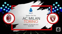 AC Milan vs Torino (Liputan6.com/Abdillah)
