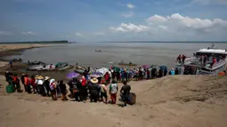 Negara bagian Amazonas di barat laut Brasil merupakan negara bagian terbesar berdasarkan luas wilayah. (AP Photo/Edmar Barros)