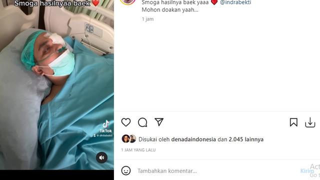 Indra Bekti (Foto: Instagram/@dhila_bekti)