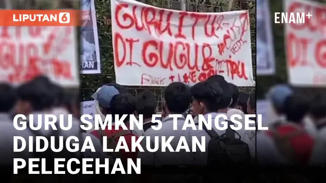 VIDEO: Ratusan Siswa SMKN 5 Tangsel Demo Dugaan Aksi Pelecehan