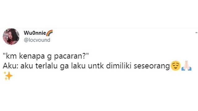 7 Alasan Netizen Ditanya Kenapa Enggak Pacaran Ini Bikin Tepuk Jidat
