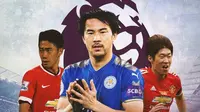 Premier League - Shinji Kagawa, Shinji Okazaki, Park Ji-sung (Bola.com/Adreanus Titus)