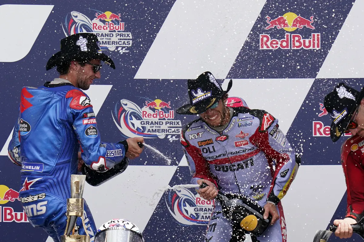 FOTO: Enea Bastianini Tercepat di MotoGP Amerika Serikat